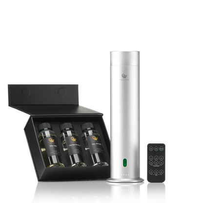 Pure One Waterless Scent Diffuser & 100% Natural Fragrance box (3×120ML)