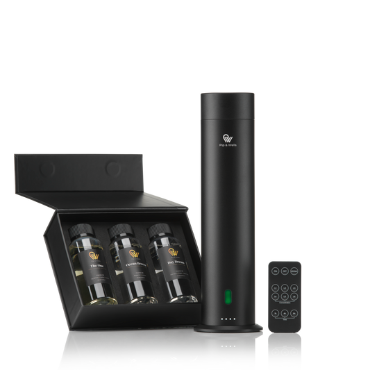 Pure One Waterless Scent Diffuser & 100% Natural Fragrance box (3×120ML)