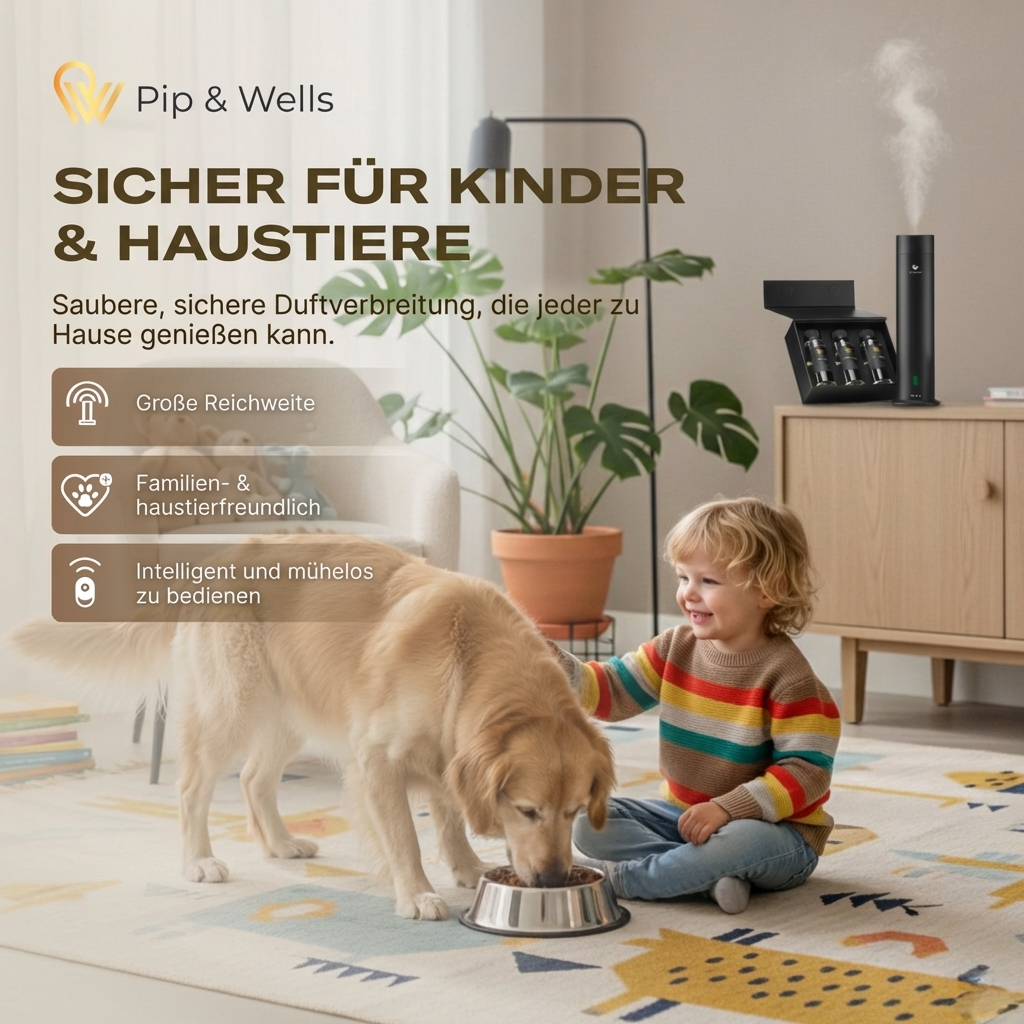 Pure One Waterless Scent Diffuser & 3 Fragrance Oils (3x120ml)